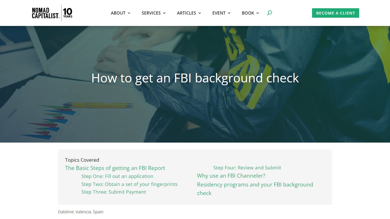 How to get an FBI background check - Nomad Capitalist